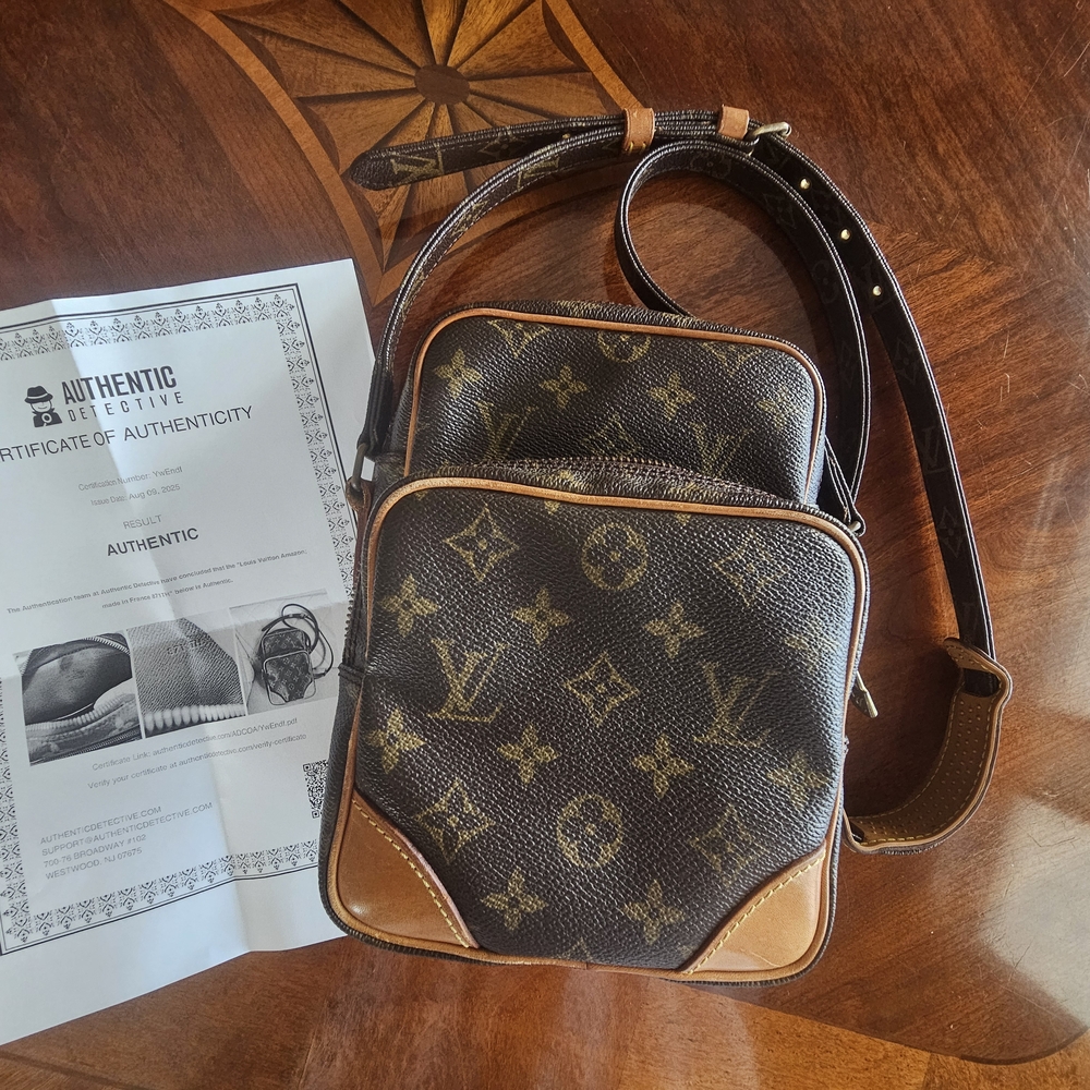 Louis Vuitton Brown Monogram Crossbody Bag
